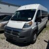 White Ram ProMaster with Driverge Rear Entry Manual Fold Out conversion