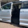 Silver Chrysler Pacifica with Driverge Side Entry Automatic Fold Out conversion