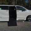 White Toyota Sienna with Other Side Entry Automatic In Floor conversion