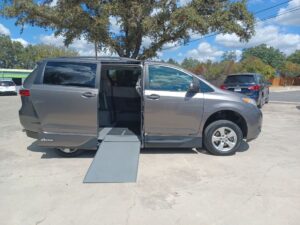 Grey Toyota Sienna with Vantage Mobility Side Entry Automatic In Floor conversion