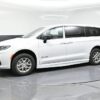 White Chrysler Pacifica with BraunAbility Side Entry Automatic Fold Out conversion