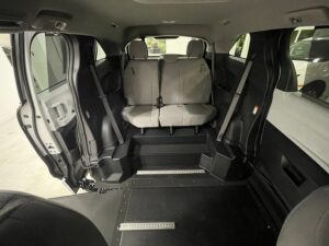 White Toyota Sienna with Vantage Mobility Side Entry Manual In Floor conversion