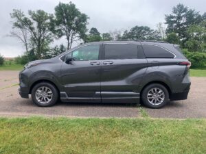Metallic Gray Toyota Sienna with Vantage Mobility Side Entry Automatic In Floor conversion