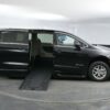 Black Chrysler Voyager with BraunAbility Side Entry Automatic Fold Out conversion