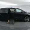 Black Toyota Sienna with BraunAbility Side Entry Automatic Fold Out conversion