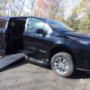 Black Toyota Sienna with BraunAbility Side Entry Automatic In Floor conversion