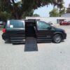 Black Dodge Grand Caravan with BraunAbility Side Entry Manual Fold Out conversion