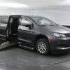 Grey Chrysler Voyager with BraunAbility Side Entry Automatic Fold Out conversion