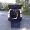 White Toyota Sienna with BraunAbility Rear Entry Manual Fold Out conversion