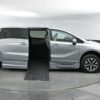 Silver Honda Odyssey with BraunAbility Side Entry Automatic In Floor conversion