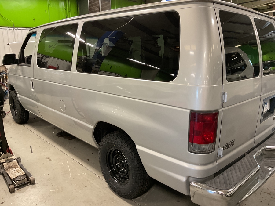 Ford Econoline with Other Side Entry Automatic Fold Out conversion