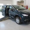 Blue Chrysler Pacifica with Driverge Side Entry Automatic Fold Out conversion