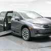 Grey Honda Odyssey with BraunAbility Side Entry Automatic In Floor conversion