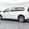 White Chrysler Voyager with BraunAbility Rear Entry Manual Fold Out conversion