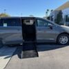 Grey Chrysler Pacifica with Driverge Side Entry Automatic Fold Out conversion