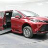 Red Toyota Sienna with BraunAbility Side Entry Automatic In Floor conversion
