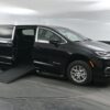 Black Chrysler Pacifica with BraunAbility Side Entry Automatic In Floor conversion