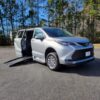 Silver Toyota Sienna with BraunAbility Side Entry Automatic Fold Out conversion