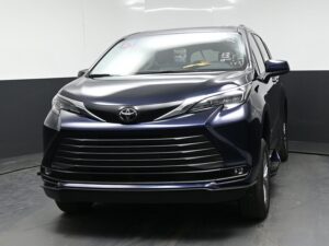 Blue Toyota Sienna with BraunAbility Side Entry Automatic Fold Out conversion