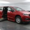 Red Chrysler Pacifica with BraunAbility Side Entry Automatic Fold Out conversion