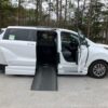 White Toyota Sienna with Vantage Mobility Side Entry Automatic In Floor conversion