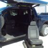 Blue Chevrolet Silverado 1500 with ATC Side Entry Automatic In Floor conversion
