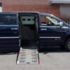Blue Chrysler Town and Country with BraunAbility Side Entry Automatic Fold Out conversion