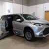 Silver Toyota Sienna with BraunAbility Side Entry Automatic Fold Out conversion