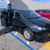 Black Chrysler Voyager with Driverge Side Entry Automatic Fold Out conversion