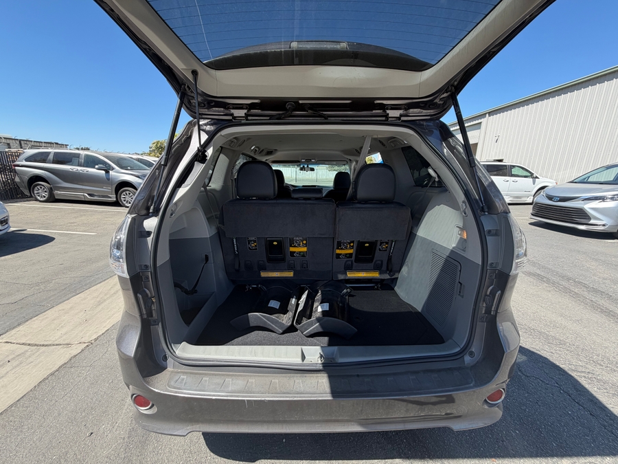 Grey Toyota Sienna with BraunAbility Side Entry Automatic Fold Out conversion