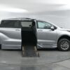 Silver Toyota Sienna with BraunAbility Side Entry Automatic In Floor conversion