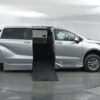 Silver Toyota Sienna with BraunAbility Side Entry Automatic In Floor conversion