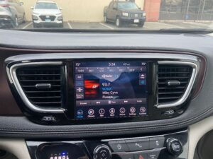 Black Chrysler Pacifica with BraunAbility Side Entry Automatic Fold Out conversion