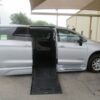 Silver Chrysler Pacifica with BraunAbility Side Entry Automatic Fold Out conversion