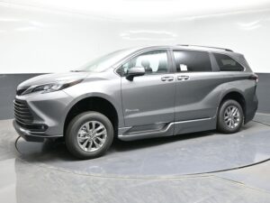 Grey Toyota Sienna with BraunAbility Side Entry Automatic In Floor conversion