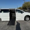White Chrysler Pacifica with BraunAbility Side Entry Automatic Fold Out conversion