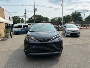 Black Toyota Sienna with BraunAbility Side Entry Automatic In Floor conversion