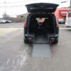 Blue Chrysler Pacifica with Driverge Rear Entry Manual Fold Out conversion