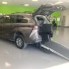 Grey Toyota Sienna with Driverge Rear Entry Manual Fold Out conversion
