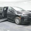 Black Chrysler Pacifica with BraunAbility Side Entry Automatic In Floor conversion