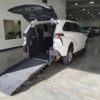 White Toyota Sienna with Vantage Mobility Rear Entry Manual Fold Out conversion