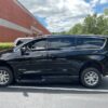 Black Chrysler Pacifica with BraunAbility Side Entry Automatic In Floor conversion