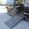Black Toyota Sienna with Vantage Mobility Side Entry Automatic In Floor conversion