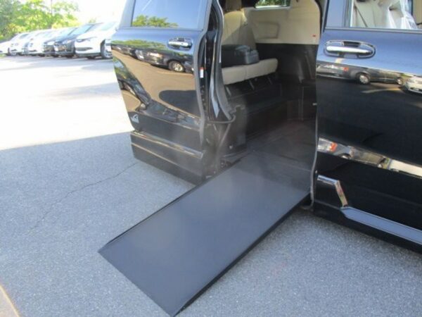 Black Toyota Sienna with Vantage Mobility Side Entry Automatic In Floor conversion
