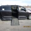 Brown Chrysler Pacifica with Vantage Mobility Side Entry Automatic In Floor conversion