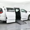 White Chrysler Pacifica with BraunAbility Side Entry Automatic Fold Out conversion