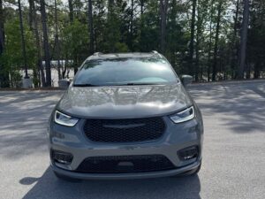 Grey Chrysler Pacifica with Vantage Mobility Side Entry Automatic In Floor conversion
