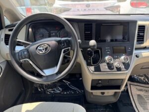 Red Toyota Sienna with Vantage Mobility Side Entry Automatic In Floor conversion