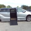 Silver Toyota Sienna with BraunAbility Side Entry Automatic Fold Out conversion