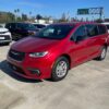 Red Chrysler Pacifica with Driverge Side Entry Automatic Fold Out conversion